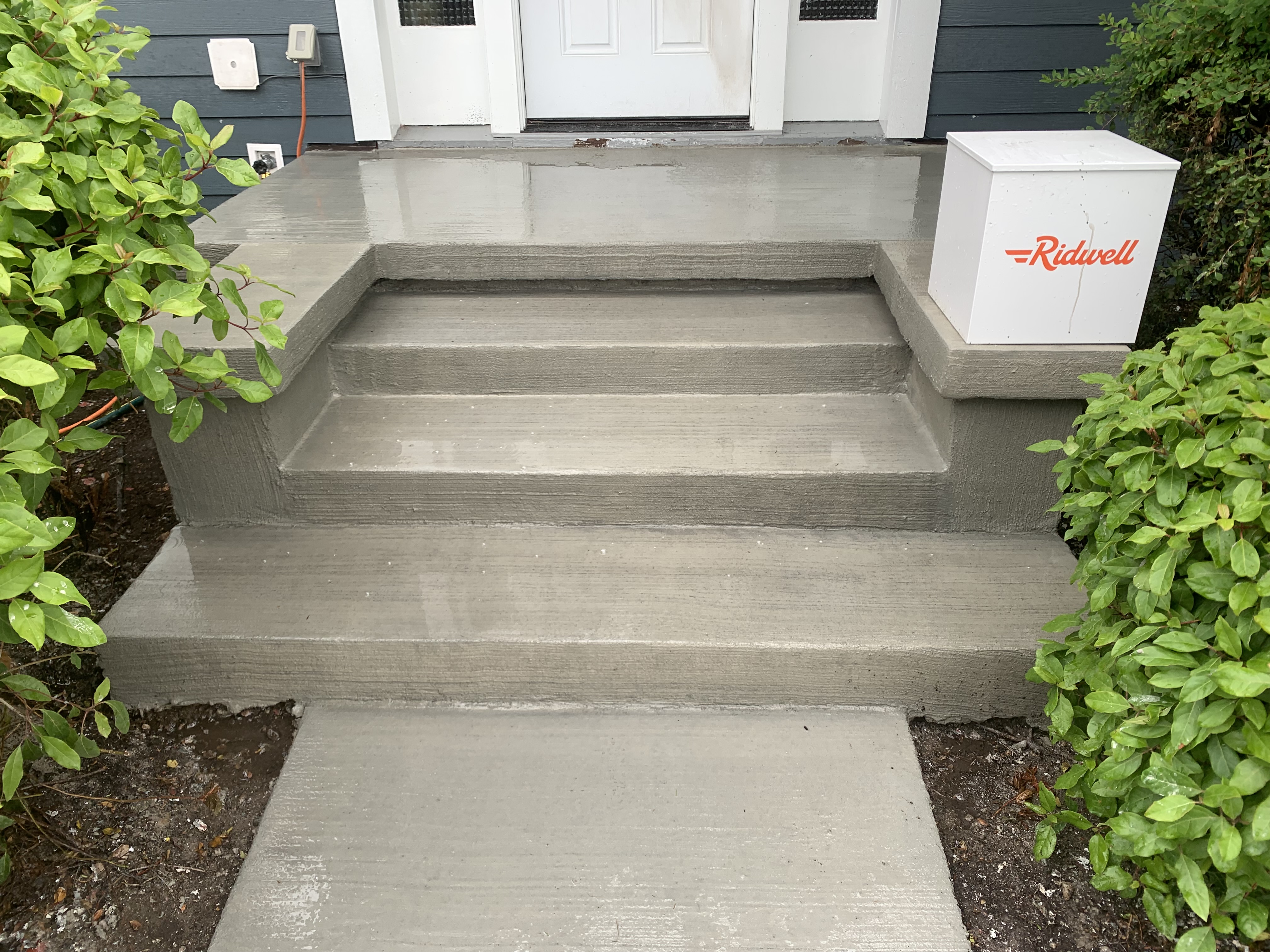 Concrete work by Portal in Capitol Hill, Seattle