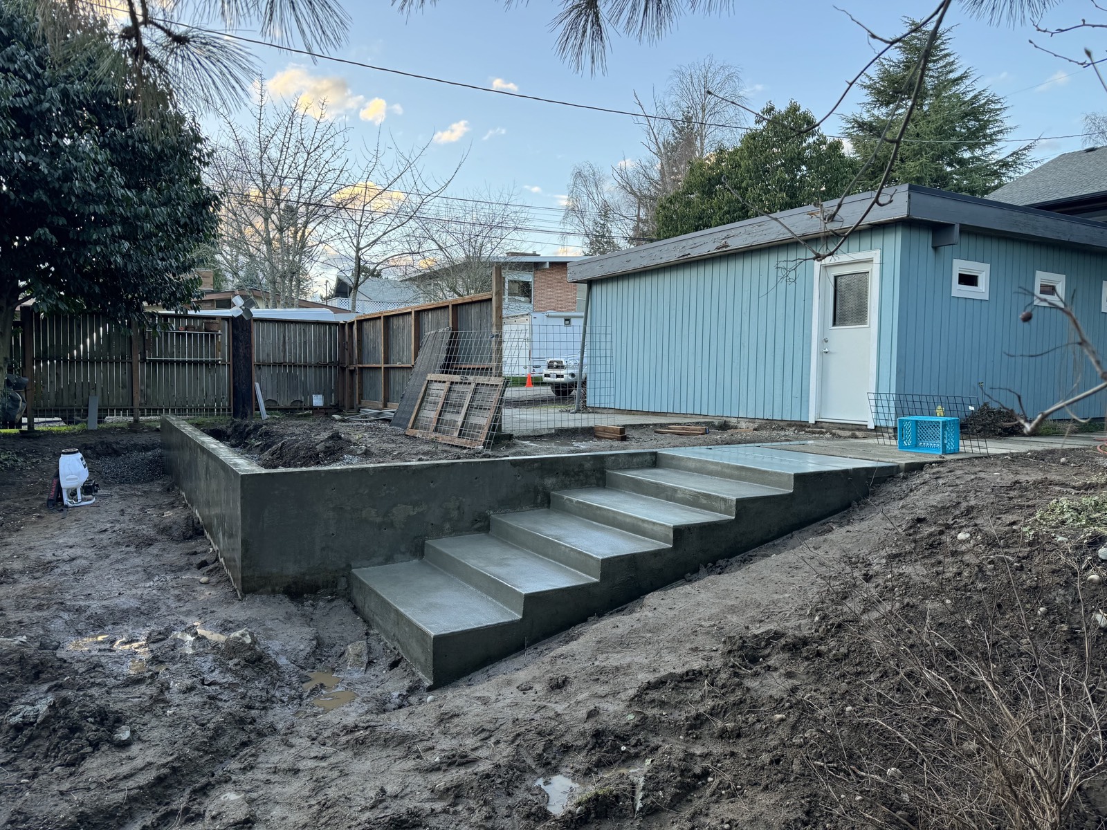 Concrete work by Portal in Green Lake, Seattle